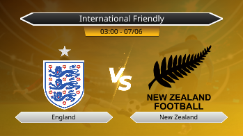 International Friendly - England vs New Zealand
