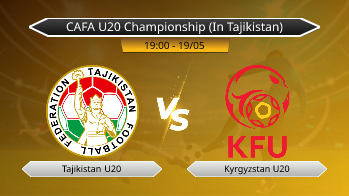 CAFA U20 Championship (In Tajikistan) Tajikistan U20 VS Kyrgyzstan U20