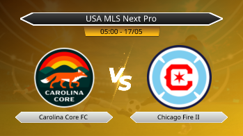 USA MLS Next Pro Carolina Core FC VS Chicago Fire II