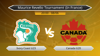 Maurice Revello Tournament (In France) - Ivory Coast U23 vs Canada U20