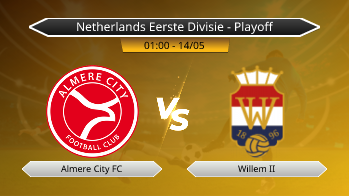 Netherlands Eerste Divisie - Playoff Almere City FC VS Willem II