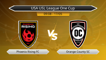 USA USL League One Cup Phoenix Rising FC VS Orange County SC