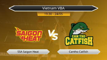 Vietnam VBA SSA Saigon Heat VS Cantho Catfish