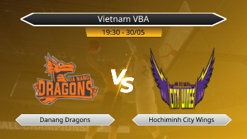 Vietnam VBA Danang Dragons VS Hochiminh City Wings