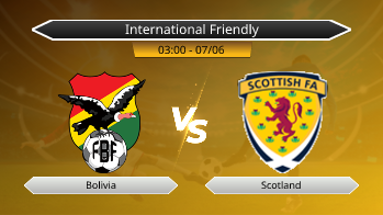 International Friendly - Bolivia vs Scotland