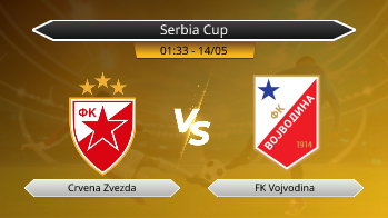 Serbia Cup Crvena Zvezda VS FK Vojvodina