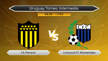 Uruguay Torneo Intermedio CA Penarol VS Liverpool FC Montevideo
