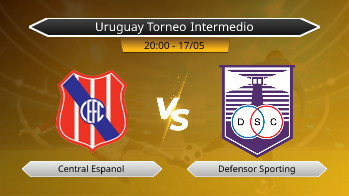 Uruguay Torneo Intermedio Central Espanol VS Defensor Sporting
