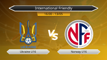 International Friendly Ukraine U16 VS Norway U16
