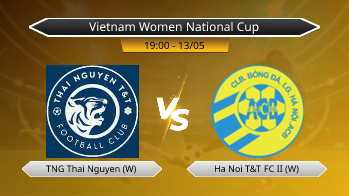 Vietnam Women National Cup TNG Thai Nguyen (W) VS Ha Noi T&T FC II (W)