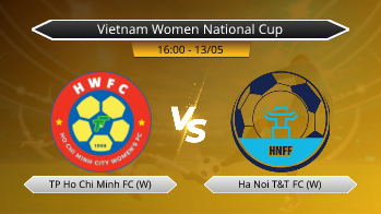 Vietnam Women National Cup TP Ho Chi Minh FC (W) VS Ha Noi T&T FC (W)