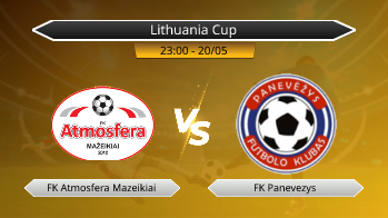 Lithuania Cup FK Atmosfera Mazeikiai VS FK Panevezys