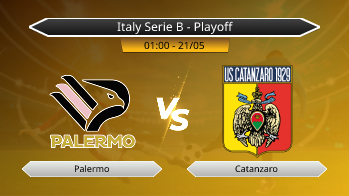 Italy Serie B - Playoff Palermo VS Catanzaro