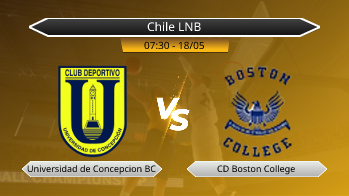 Chile LNB Universidad de Concepcion BC VS CD Boston College