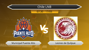 Chile LNB Municipal Puente Alto VS Leones de Quilpue