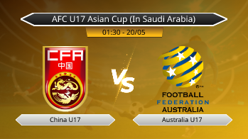 AFC U17 Asian Cup (In Saudi Arabia) China U17 VS Australia U17
