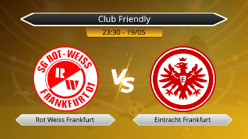 Club Friendly Rot Weiss Frankfurt VS Eintracht Frankfurt