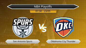 NBA Playoffs - San Antonio Spurs vs Oklahoma City Thunder