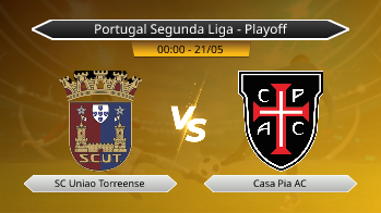 Portugal Segunda Liga - Playoff SC Uniao Torreense VS Casa Pia AC