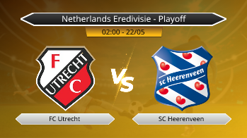Netherlands Eredivisie - Playoff FC Utrecht VS SC Heerenveen