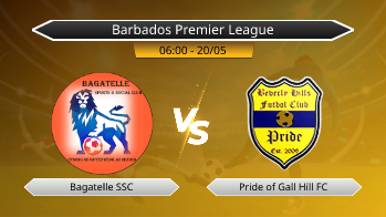 Barbados Premier League Bagatelle SSC VS Pride of Gall Hill FC