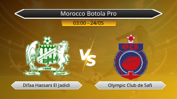 Morocco Botola Pro Difaa Hassani El Jadidi VS Olympic Club de Safi