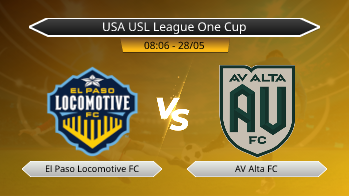 USA USL League One Cup El Paso Locomotive FC VS AV Alta FC