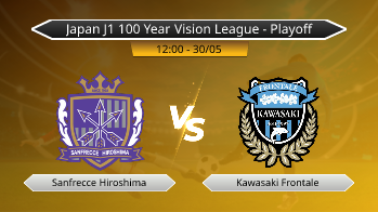 Japan J1 100 Year Vision League - Playoff Sanfrecce Hiroshima VS Kawasaki Frontale