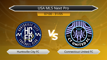 USA MLS Next Pro Huntsville City FC VS Connecticut United FC