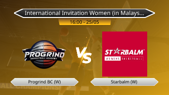International Invitation Women (in Malaysia) Progrind BC (W) VS Starbalm (W)