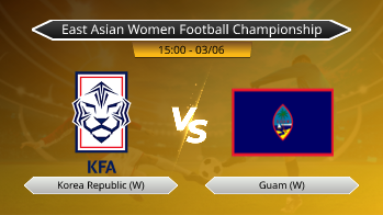 East Asian Women Football Championship Korea Republic (W) VS Guam (W)
