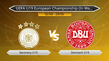 UEFA U19 European Championship (In Wales) - Germany U19 vs Denmark U19