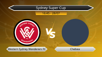 Sydney Super Cup Western Sydney Wanderers FC VS Chelsea
