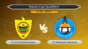 Russia Cup Qualifiers FC Anzhi Makhachkala VS FC Neftyanik Izberbash