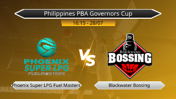 Philippines PBA Governors Cup Phoenix Super LPG Fuel Masters VS Blackwater Bossing