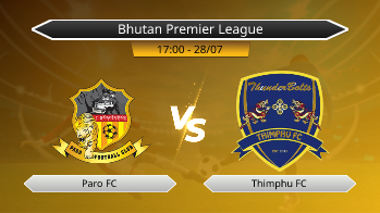 Bhutan Premier League Paro FC VS Thimphu FC