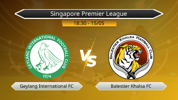 Singapore Premier League Geylang International FC VS Balestier Khalsa FC