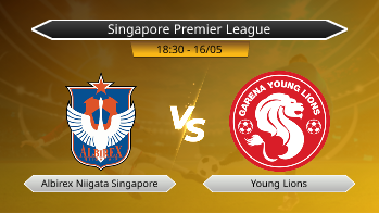 Singapore Premier League Albirex Niigata Singapore VS Young Lions