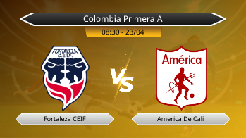 Colombia Primera A Fortaleza CEIF VS America De Cali