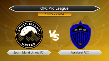OFC Pro League South Island United FC VS Auckland FC II