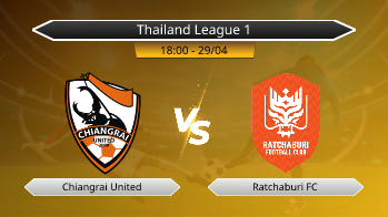 Thailand League 1 Chiangrai United VS Ratchaburi FC