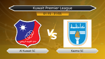 Kuwait Premier League Al Kuwait SC VS Kazma SC