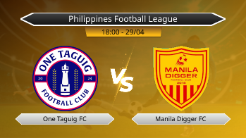 Philippines Football League One Taguig FC VS Manila Digger FC