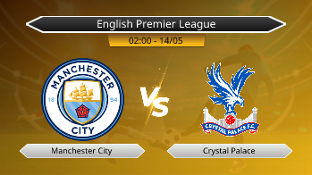 English Premier League Manchester City VS Crystal Palace