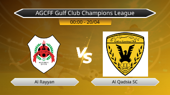 AGCFF Gulf Club Champions League Al Rayyan VS Al Qadsia SC