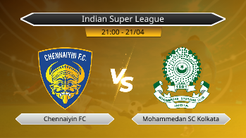 Indian Super League Chennaiyin FC VS Mohammedan SC Kolkata