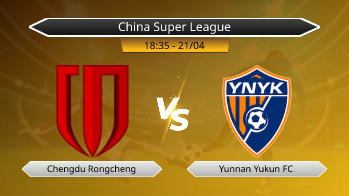 China Super League Chengdu Rongcheng VS Yunnan Yukun FC