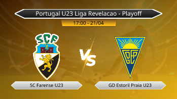 Portugal U23 Liga Revelacao - Playoff SC Farense U23 VS GD Estoril Praia U23