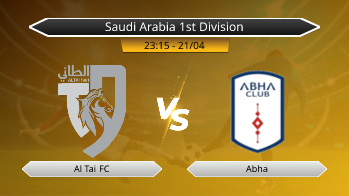 Saudi Arabia 1st Division Al Tai FC VS Abha