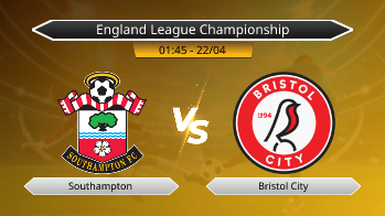 England League Championship Southampton VS Bristol City